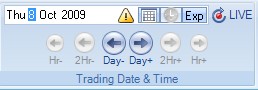 Trading Date Time selection - EOD data only