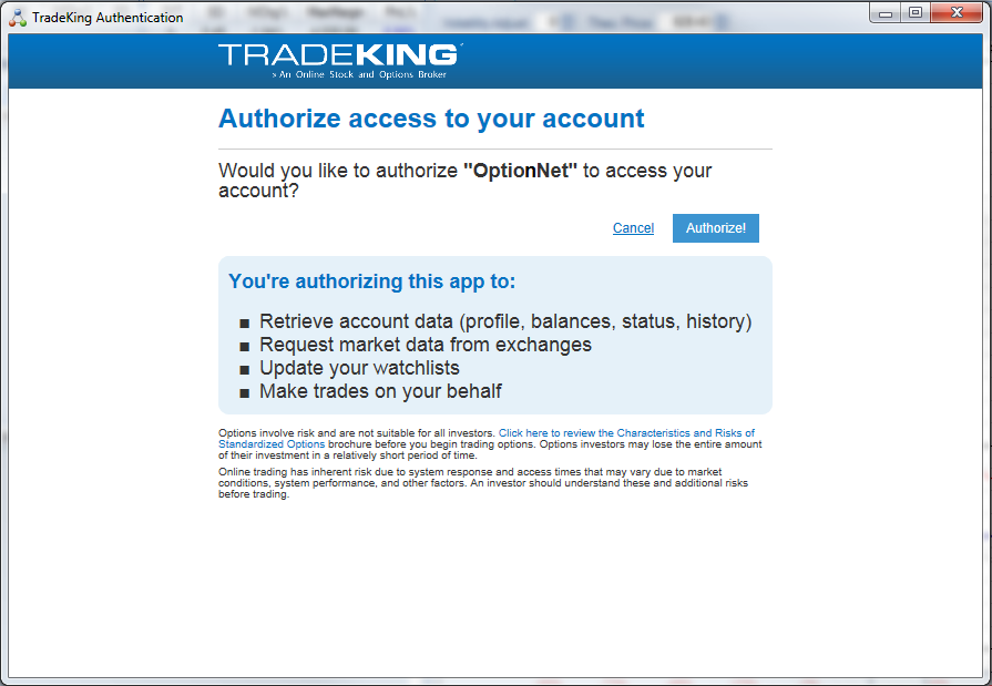 TradeKingAuth