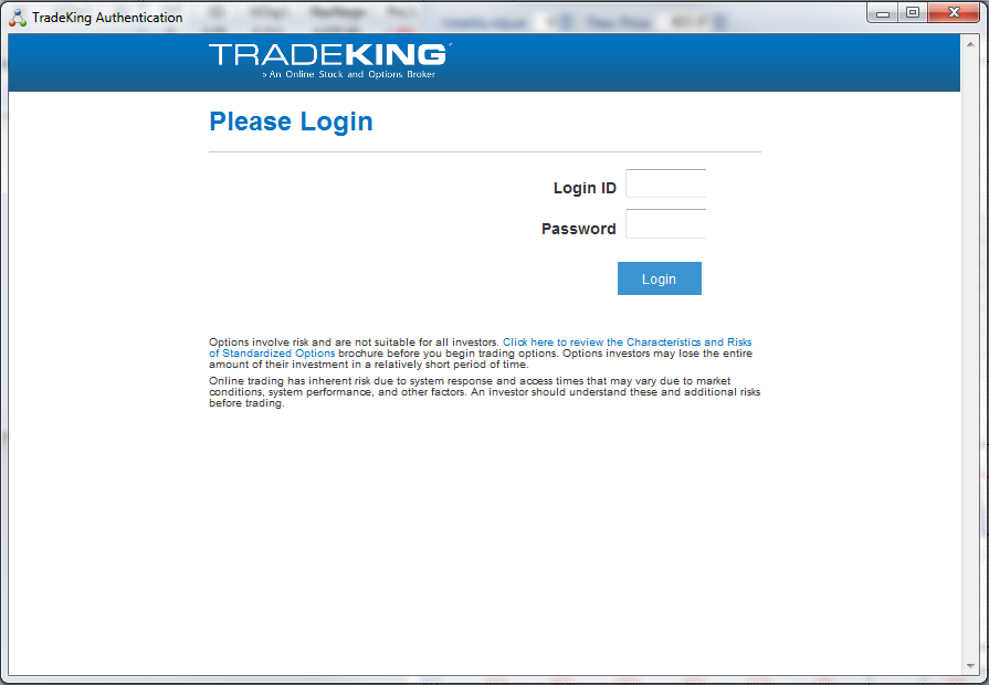 TradeKingLogin