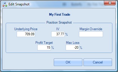 Position Snapshot - accessed from Trade Log