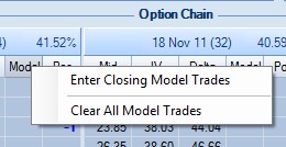 Modelling Shortcuts in Option Chain